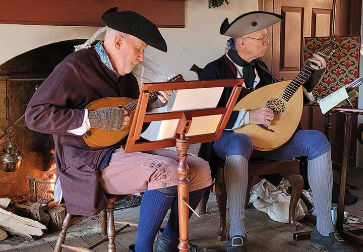 Historical Man on Porch