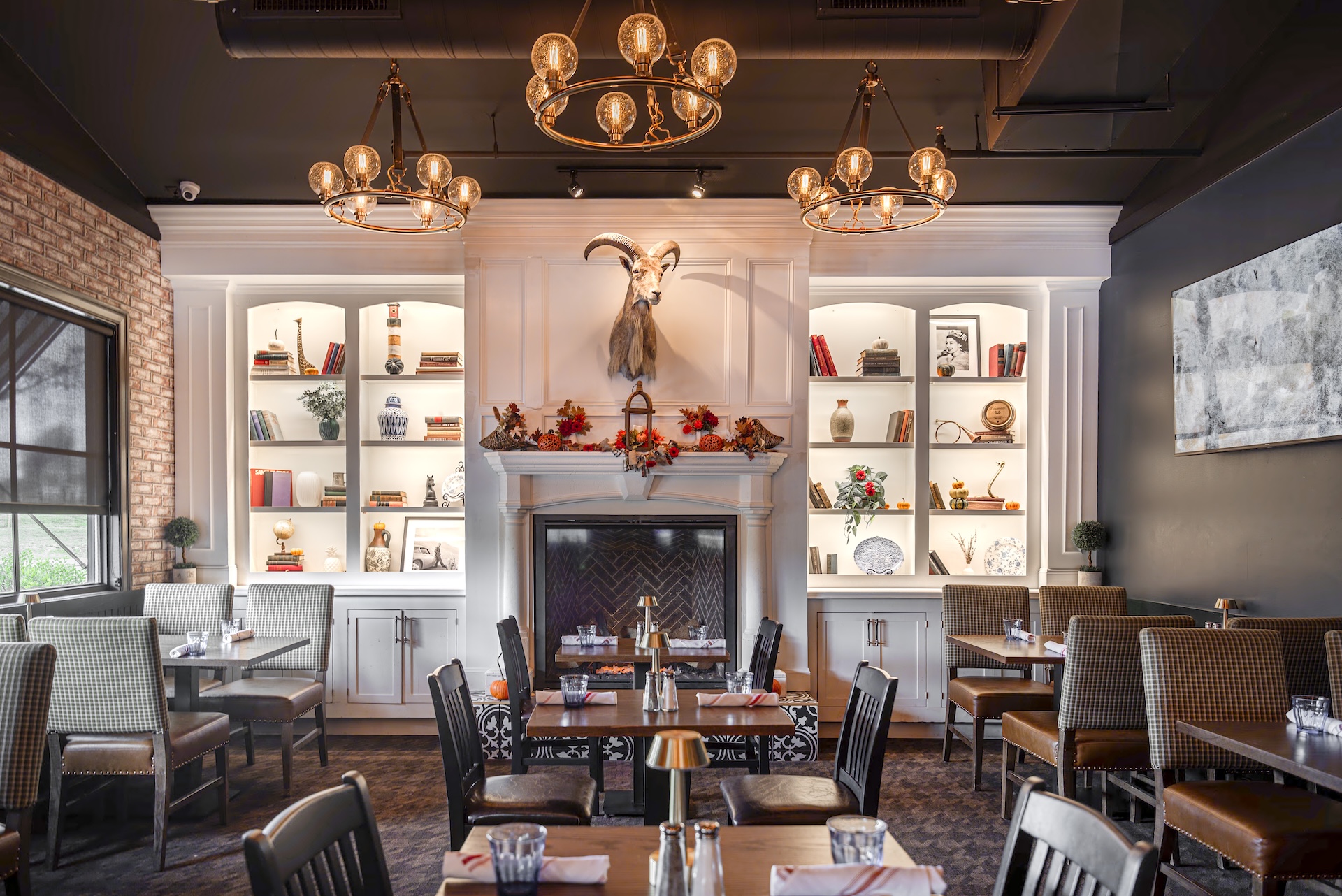 The Crown Tavern library